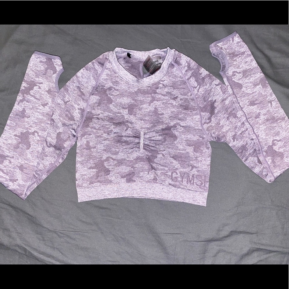Gymshark Camo Seamless Long Sleeve Top
